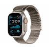 Apple Watch Series Ultra 2 49mm Natural Titanium Case with Titanium Milanese Loop S